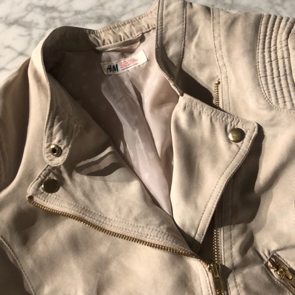 NWOT H&M Girls Biker Jacket - Picture 7 of 9